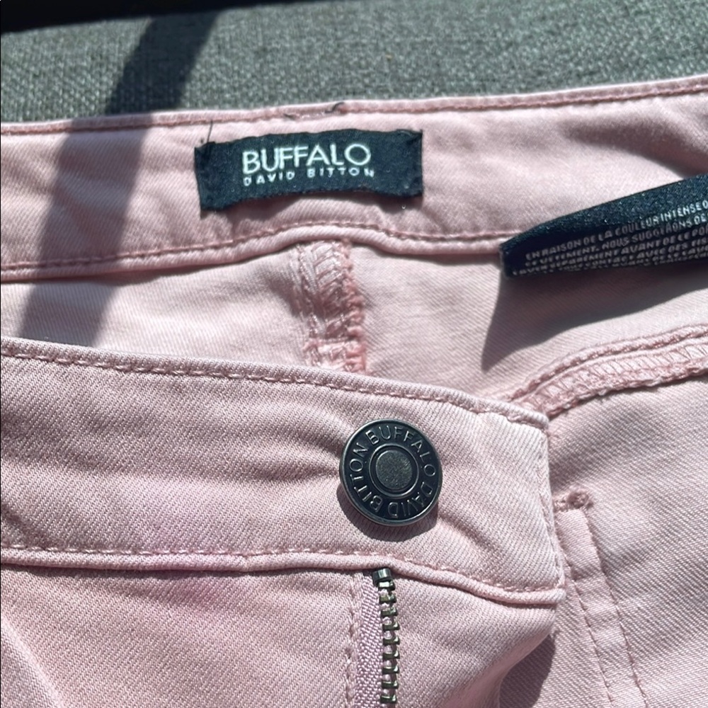 Buffalo David Bitton Chic Light Pink Skinny Jeans - Picture 3 of 8